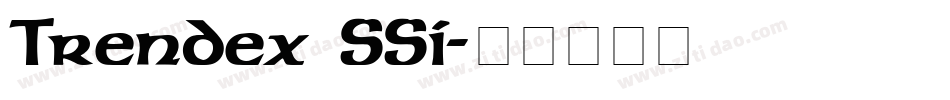 Trendex SSi字体转换